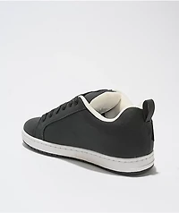 DC Court Graffik Grey, Black & White Skate Shoes