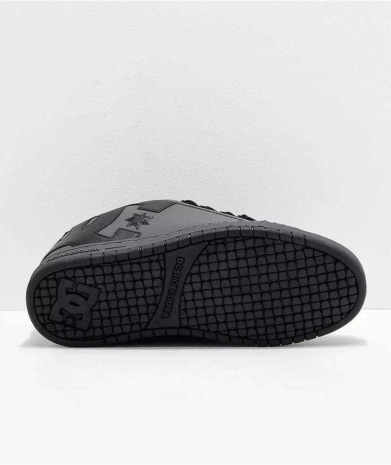 DC Court Graffik Grey & Black Skate Shoes