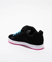 DC Court Graffik Neon Lights Skate Shoes