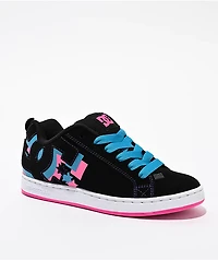 DC Court Graffik Neon Lights Skate Shoes
