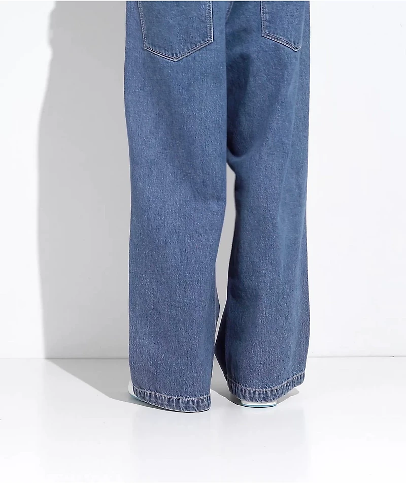 DC Court Graffik Off White & Pastel Blue Skate Shoes