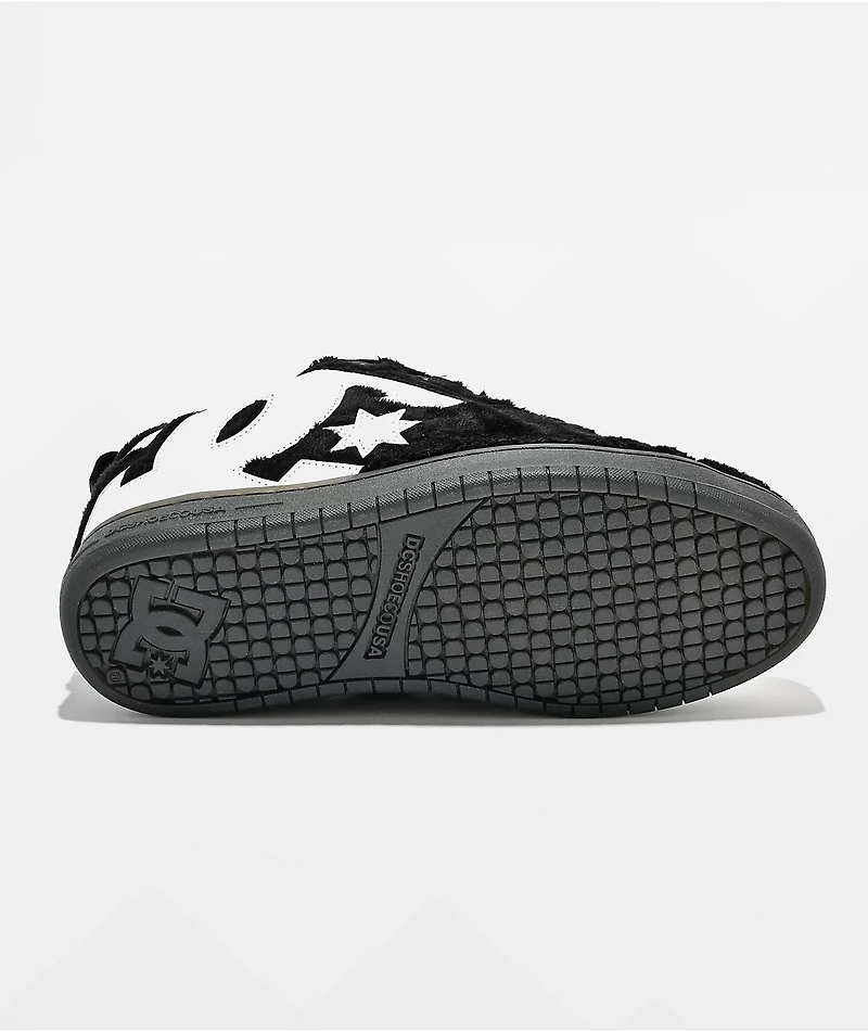 DC Court Graffik Puff Black & White Skate Shoes