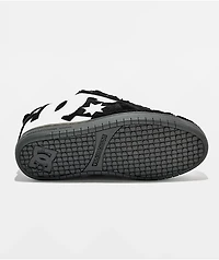 DC Court Graffik Puff Black & White Skate Shoes