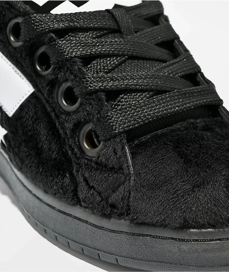 DC Court Graffik Puff Black & White Skate Shoes