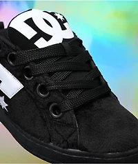 DC Court Graffik Puff Black & White Skate Shoes