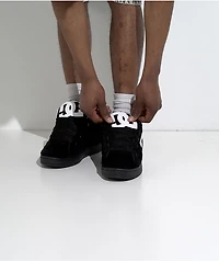DC Court Graffik Puff Black & White Skate Shoes