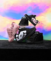 DC Court Graffik Puff Black Skate Shoes