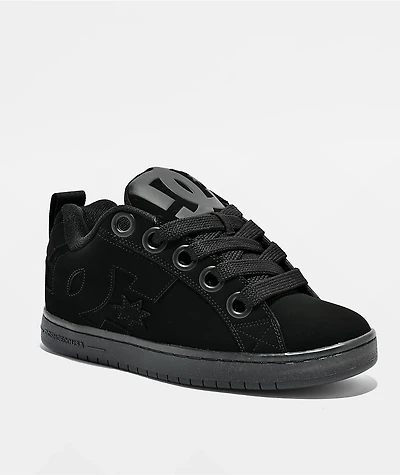 DC Court Graffik Puff Black Skate Shoes