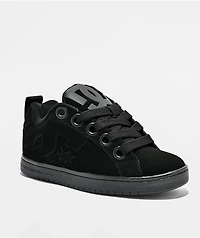 DC Court Graffik Puff Black Skate Shoes