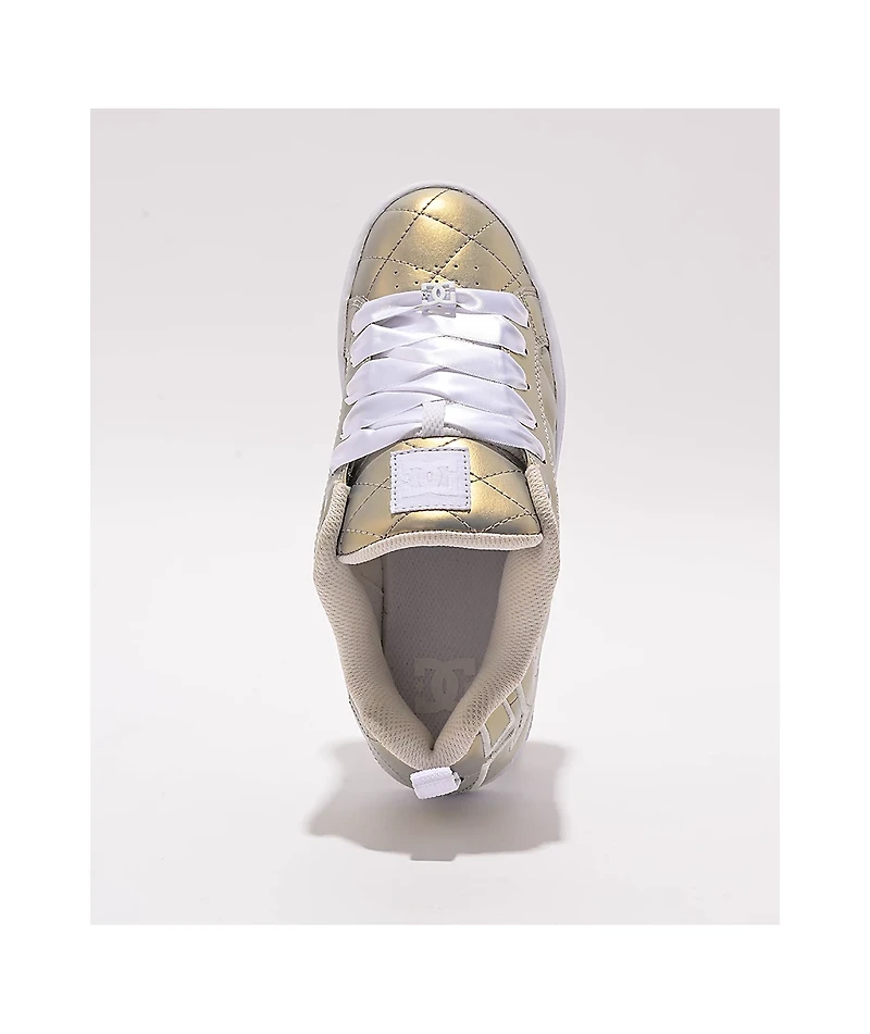 DC Court Graffik SE Light Gold Skate Shoes