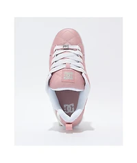DC Court Graffik SE Pink & Silver Skate Shoes