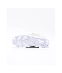 DC Court Graffik SE Silver & White Skate Shoes