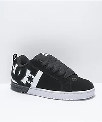 DC Court Graffik Square Black & White Skate Shoes