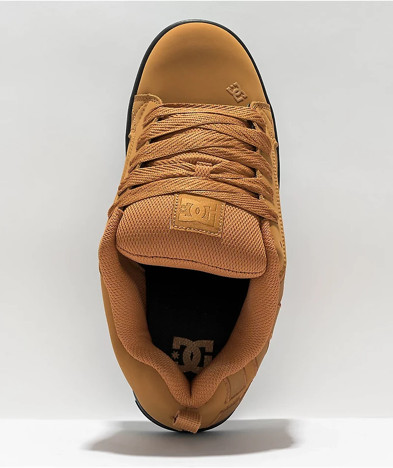 DC Court Graffik Wheat & Black Skate Shoes