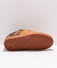 DC Court Graffik Wheat & Coffee Skate Shoes