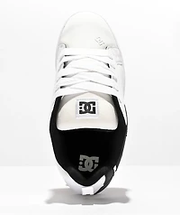 DC Court Graffik White & Black Skate Shoes
