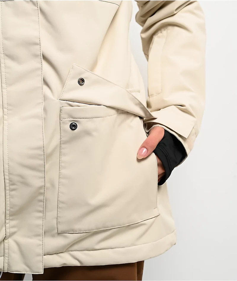 DC Cruiser Oatmeal 10K Snowboard Jacket