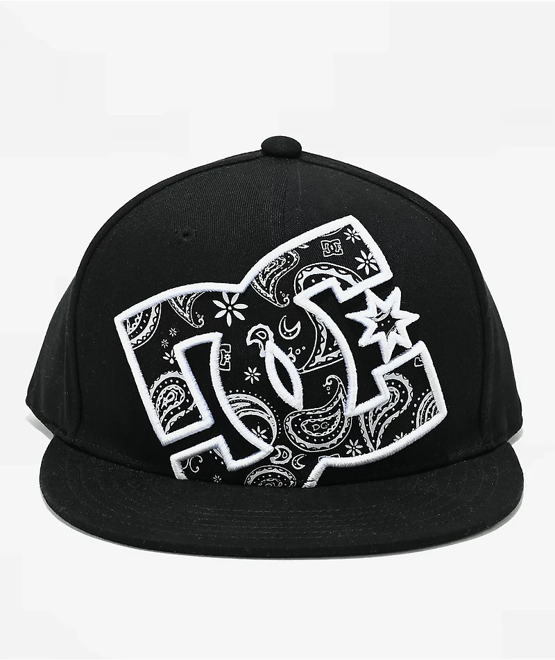 DC Double That Black & Paisley Snapback Hat