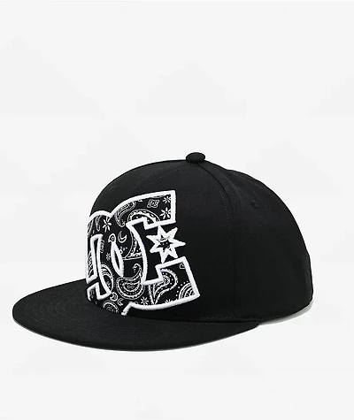 DC Double That Black & Paisley Snapback Hat