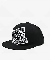 DC Double That Black & Paisley Snapback Hat