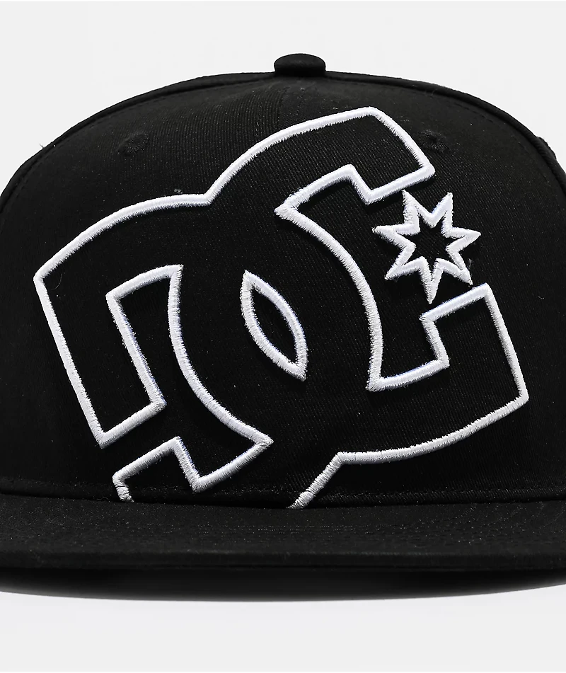 DC Double That Black Snapback Hat