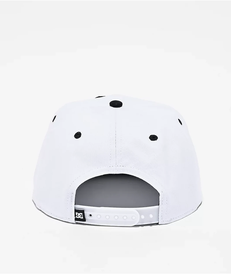 DC Double That White & Black Snapback Hat