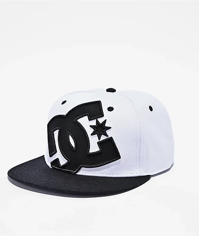 DC Double That White & Black Snapback Hat