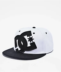 DC Double That White & Black Snapback Hat
