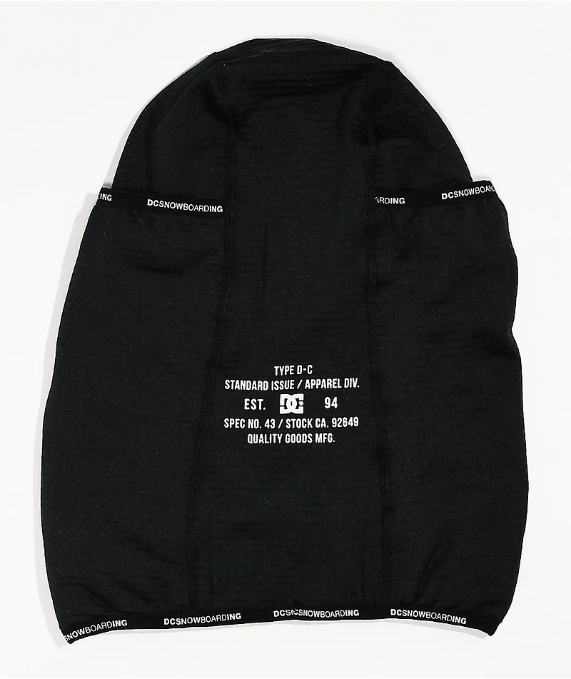 DC Felony Black Balaclava