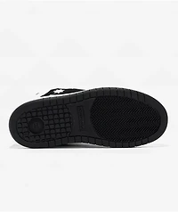 DC Kids' Court Graffik Black & White Skate Shoes