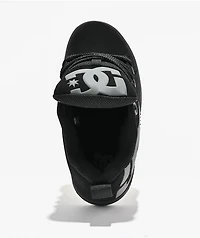 DC Kids Court Graffik Puff Black & Grey Skate Shoes