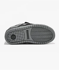 DC Kids Court Graffik Puff Black & Grey Skate Shoes