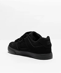 DC Kids Pure V Black Skate Shoes