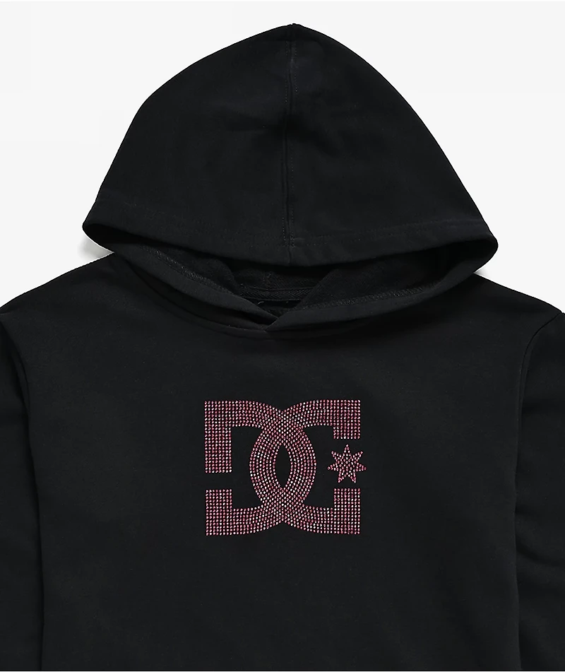 DC Kids Rhinestone Black Hoodie