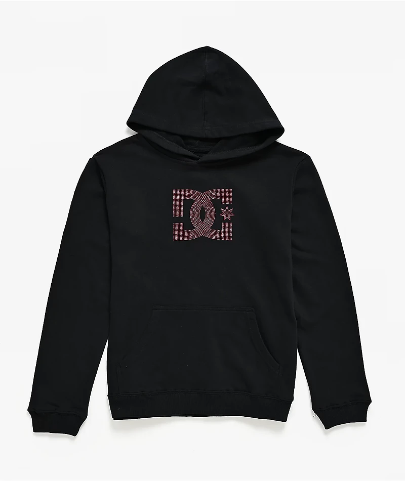 DC Kids Rhinestone Black Hoodie