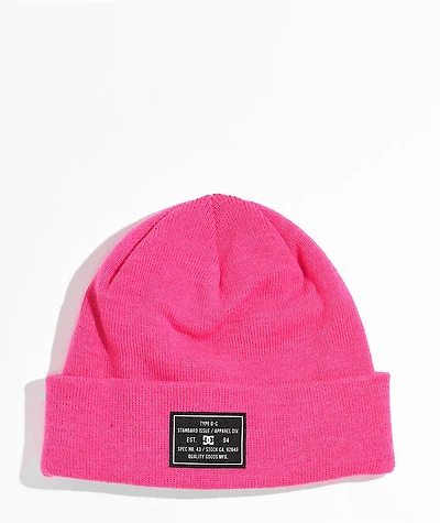 DC Label Crazy Pink Beanie