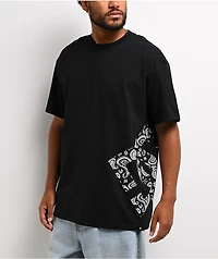 DC Lanai Black & Paisley T-Shirt