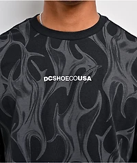 DC Liquid Fuego Black T-Shirt