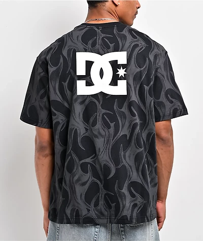 DC Liquid Fuego Black T-Shirt