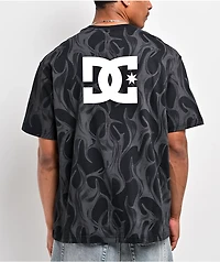 DC Liquid Fuego Black T-Shirt