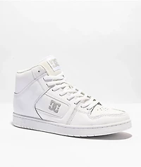 DC Manteca 4 Battleship White High Top Skate Shoes