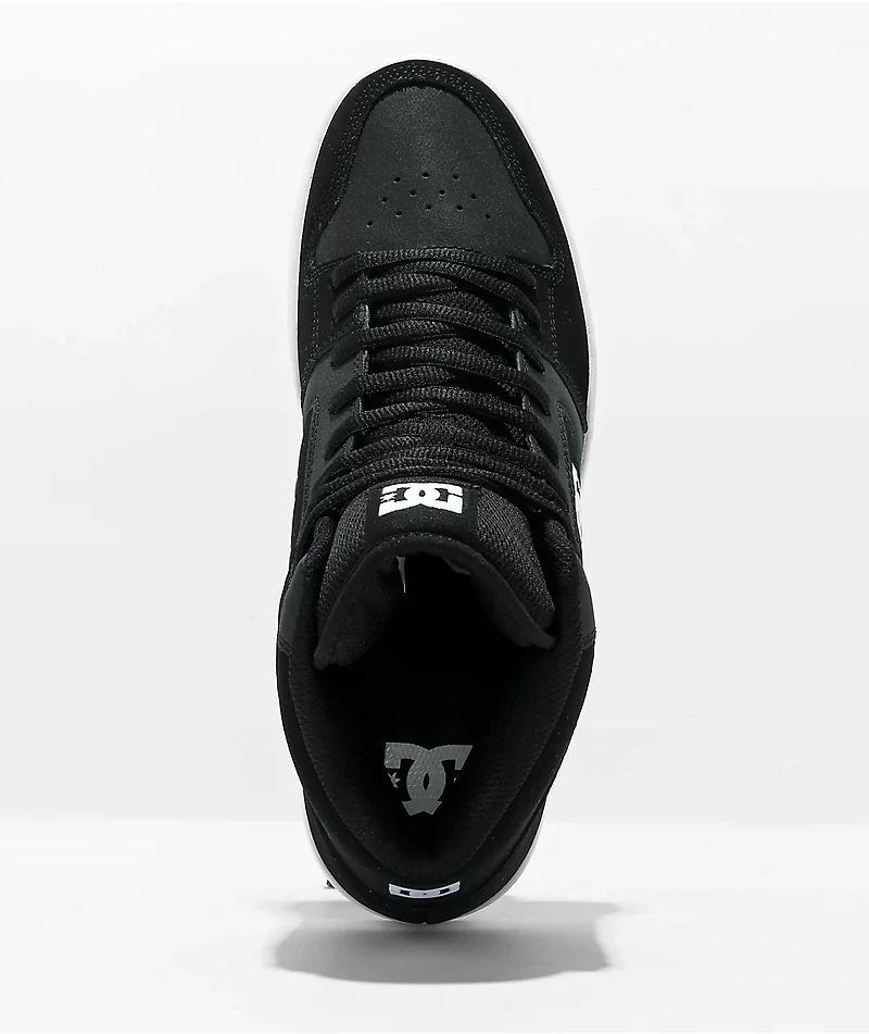 DC Manteca 4 Black & White High Top Skate Shoes