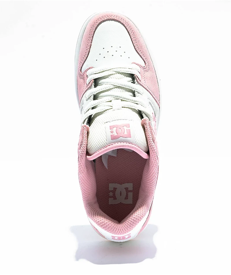 DC Manteca 4 Pink & White Skate Shoes