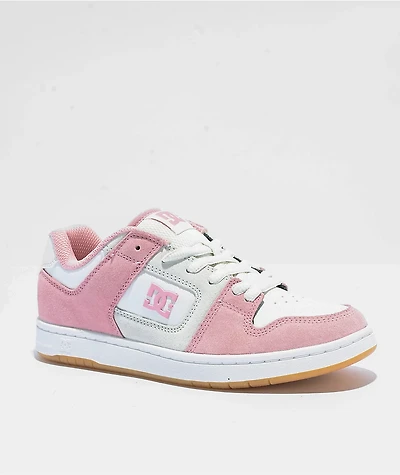 DC Manteca 4 Pink & White Skate Shoes