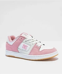 DC Manteca 4 Pink & White Skate Shoes