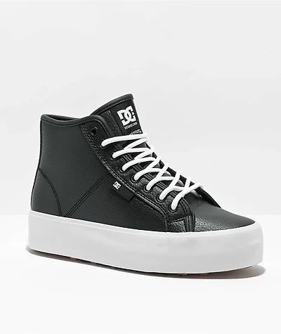 DC Manual Winterized Black & White Platform Shoes