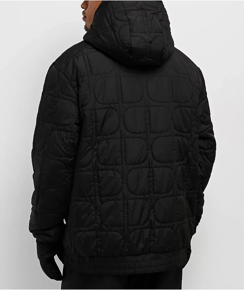 DC Nexus Anorak Brown & Black Insulated Reversible 5K Snowboard Jacket