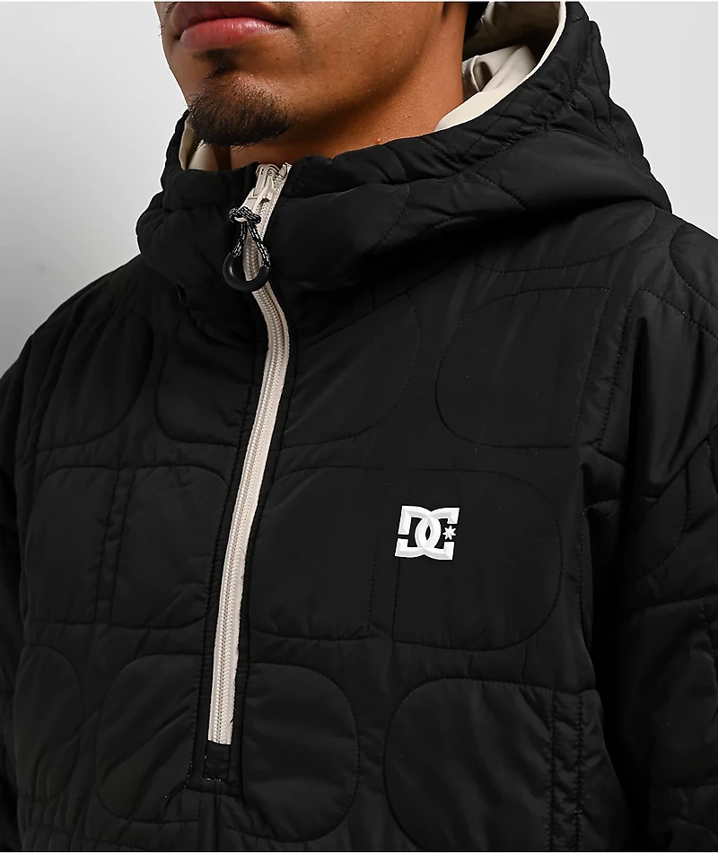 DC Nexus Anorak Brown & Black Insulated Reversible 5K Snowboard Jacket
