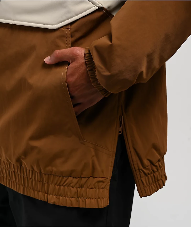 DC Nexus Anorak Brown & Black Insulated Reversible 5K Snowboard Jacket