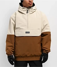 DC Nexus Anorak Brown & Black Insulated Reversible 5K Snowboard Jacket